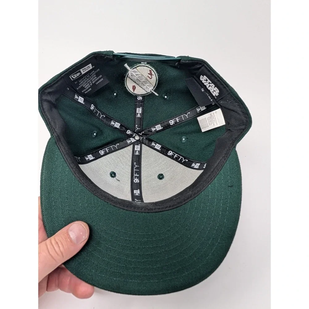 Star Wars New Era Hat Cap Snap Back Green Boba Fett Mandalorian Mythosaur